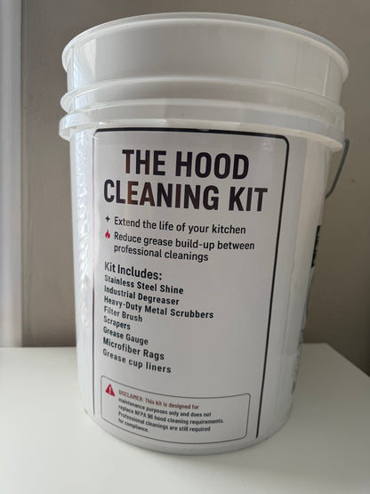 Commercial hood cleaning kit