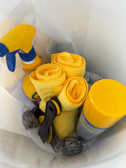 Commercial hood cleaning kit
